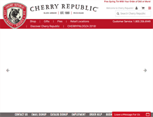 Tablet Screenshot of cherryrepublic.com